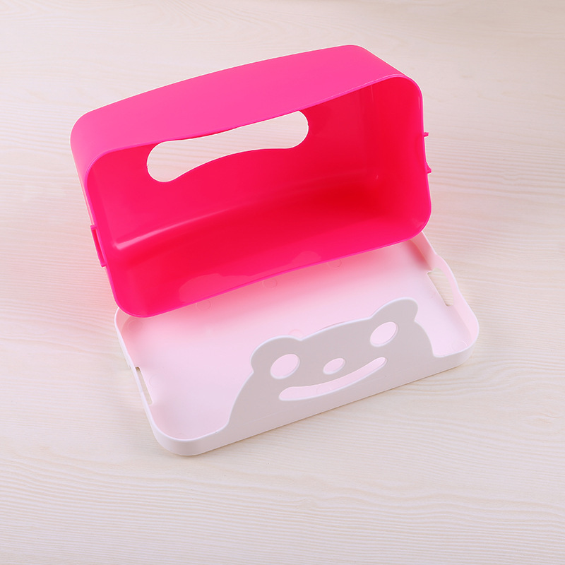 创意可爱抽纸盒韩版多彩纸巾盒 餐巾纸盒 汽车纸巾抽纸盒产品图