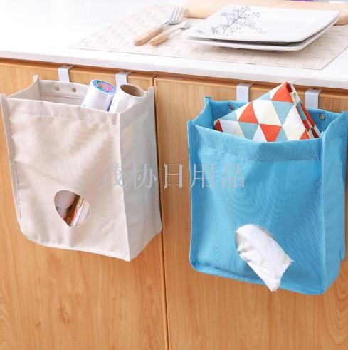 1941 Creative kitchen clutter extraction garbage collection bag cabinet Oxford cloth hanging bag hanging storage bag