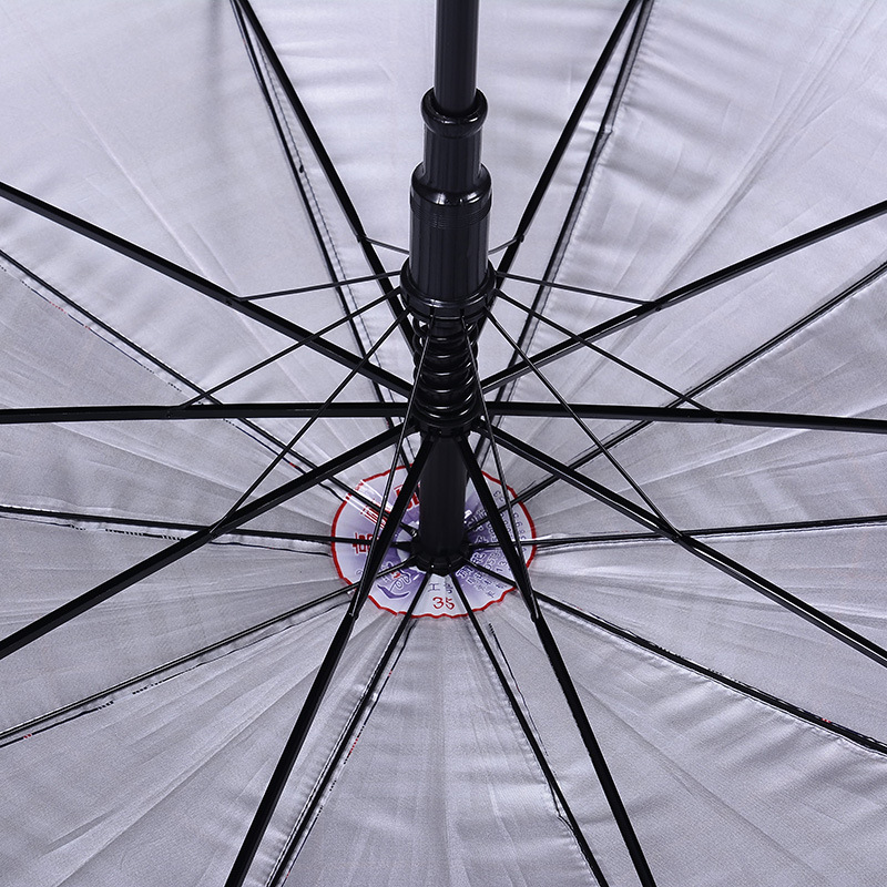 义乌好货 现货长柄伞 条纹格子商务自动晴雨伞 男士双人直柄伞细节图