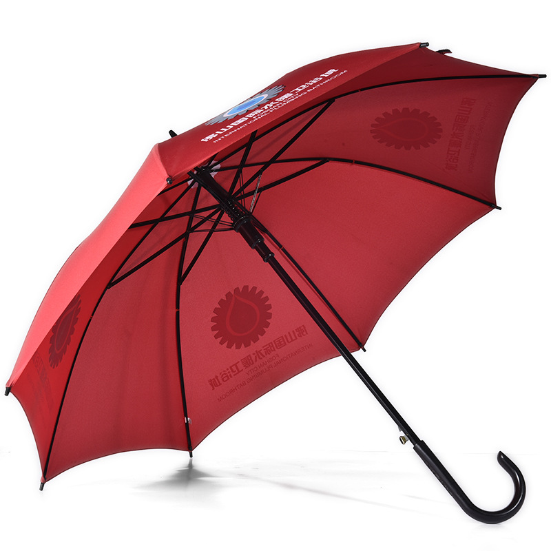 义乌好货 雨伞定制LOGO 自动双层长柄礼品广告迎宾伞产品图