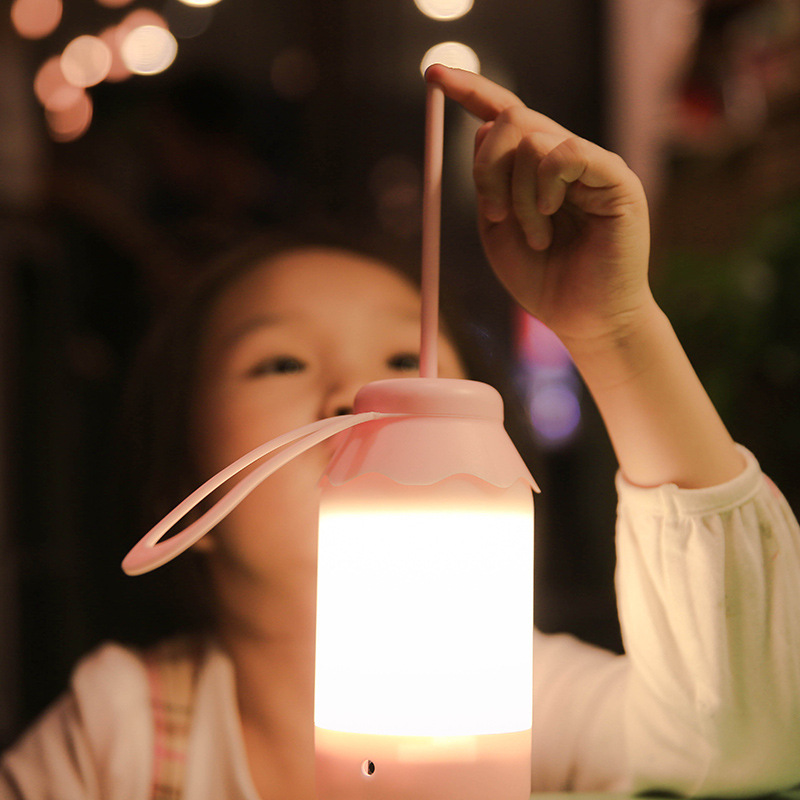 奶瓶灯 创意卧室婴儿喂奶夜灯 USB充电儿童床头LED小夜灯