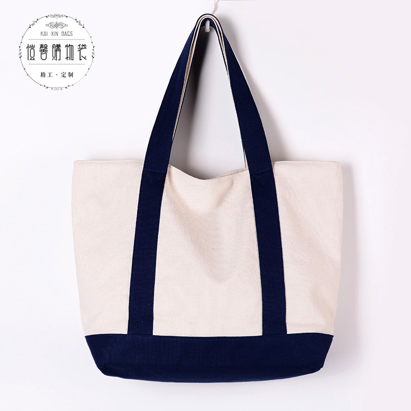 环保棉布袋定制 手提购物袋 帆布袋批发12安棉环保袋细节图