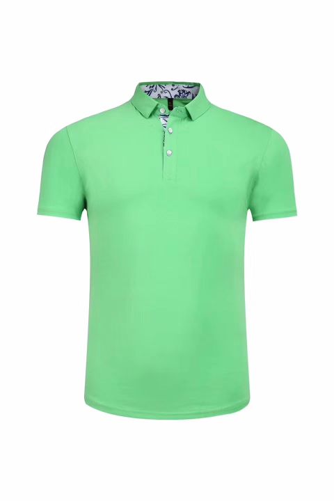 新款高品质青花瓷翻领40支奥黛尔加密平纹工厂直销自产自销细节图