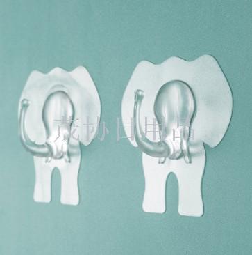 Creat elephant hook kitchen wall non-trace stick hook bathroom waterproof wall hanging load-bearing non-nail hook