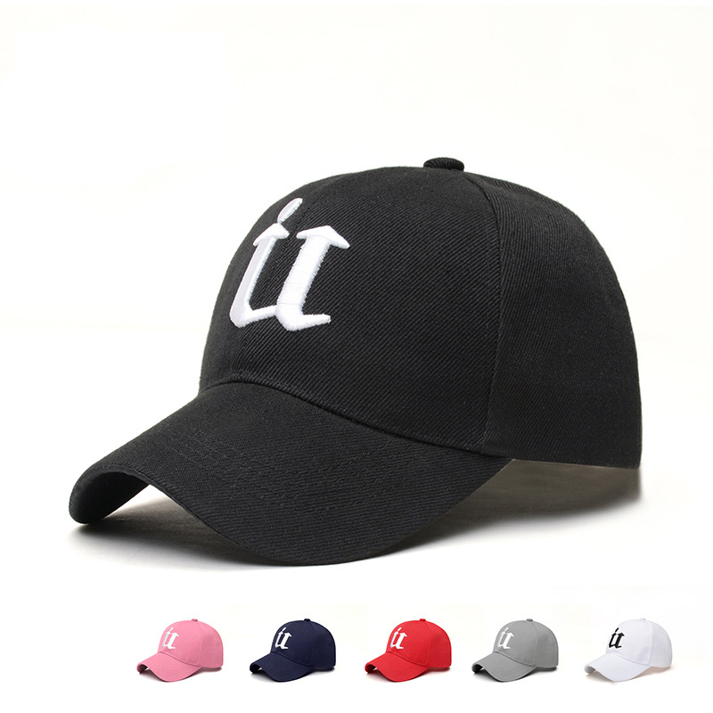 韩版U字母棒球帽男士户外运动鸭舌帽女士休闲防晒遮阳帽子