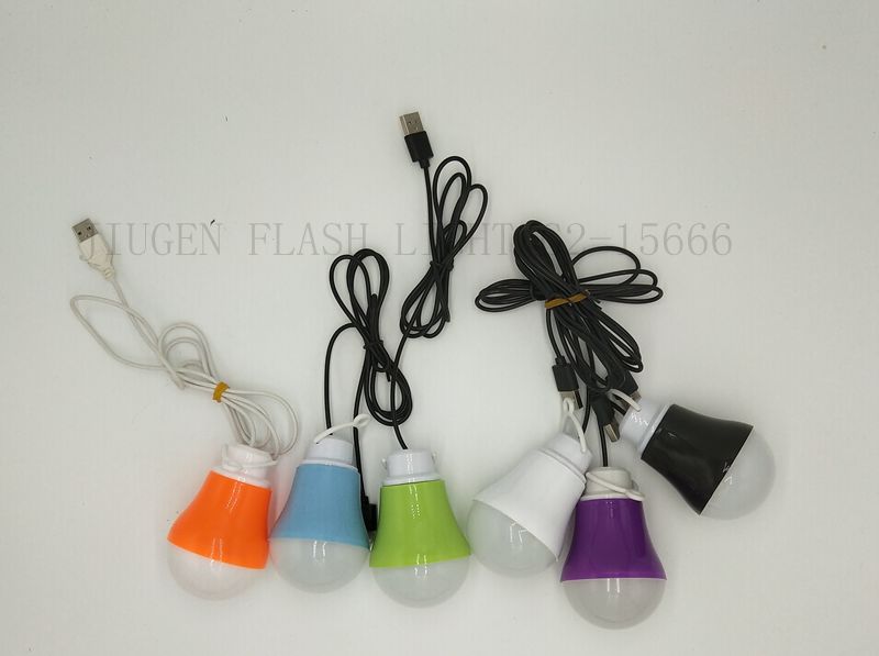 Long root Flashlight HS-1130 5W USB socket bulb ball thumbnail