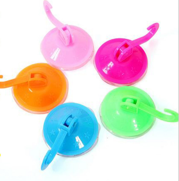 The upgraded large-sized vacuum suction cup hook for street vendors in the Jianghu area features super strong suction power and a colorful, seamless hook details Picture