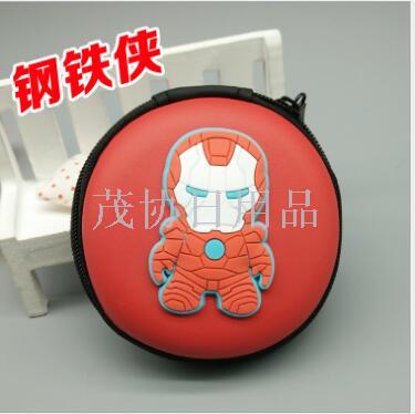 Cartoon headphone storage box, data cable headphone cable storage bag, digital storage and organization bag factory Specification image