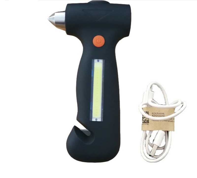 Anbao USB charging lighting Safety hammer Lighting Lamp, earthquake emergency escape equipment, Fire Lighting Lamp gift
