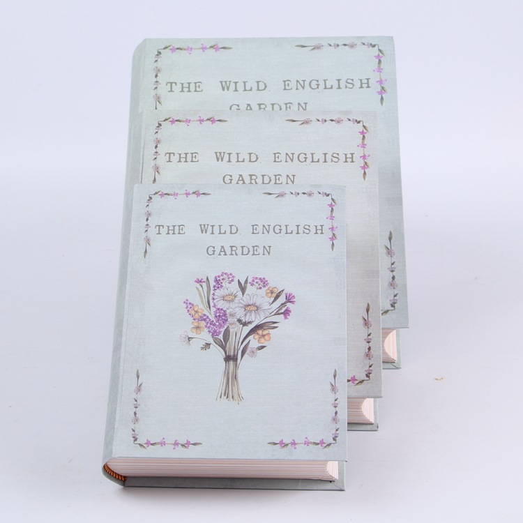 新款翻盖礼品盒三件套 精美生日礼物盒 书形创意礼物盒 厂家定制