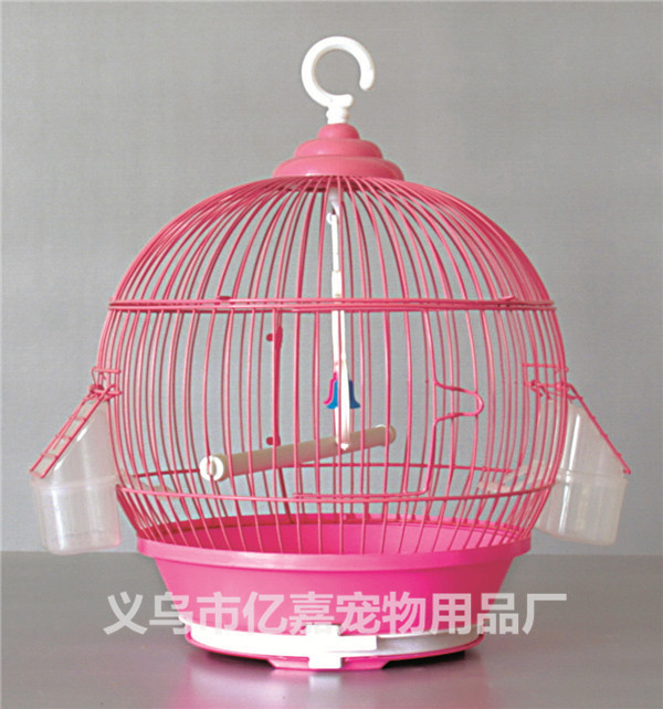 Thickened iron wire birdcages, parrot metal cages for export A001