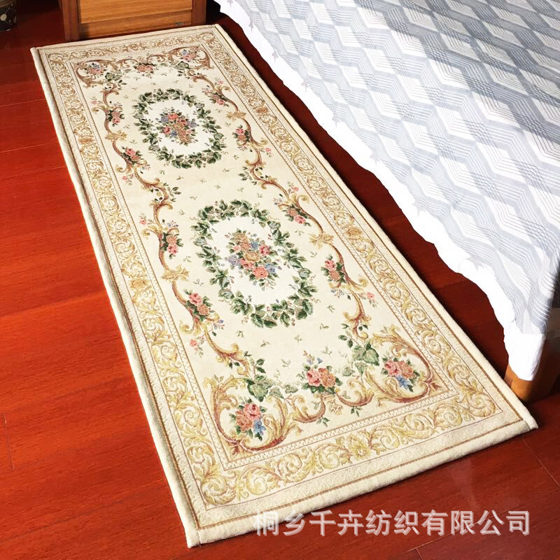 国潮欧式外贸出口飘窗地毯地垫 走廊垫 高档床边沙发脚垫 厂家直销