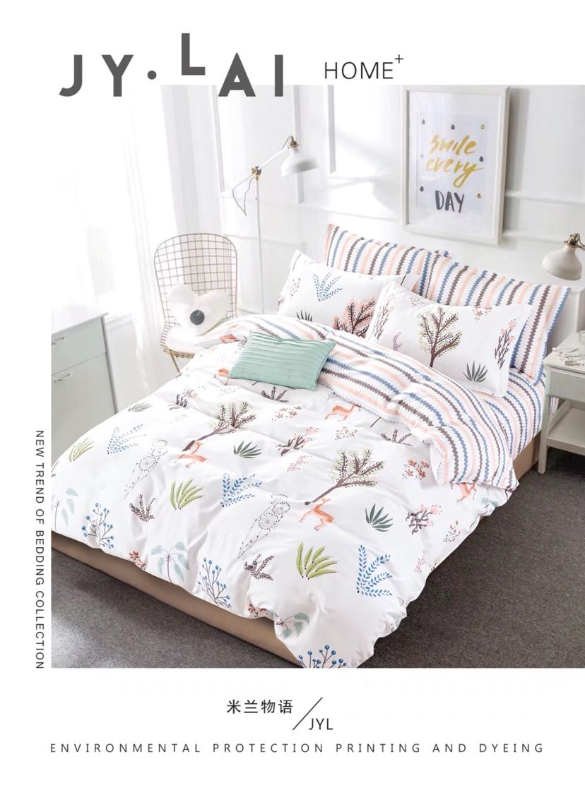 Pure cotton four-piece air conditioning quilt, summer cooling quilt, three-piece and six-piece sets, direct sales and wholesale from European, American and Russian export manufacturers Application Scenario