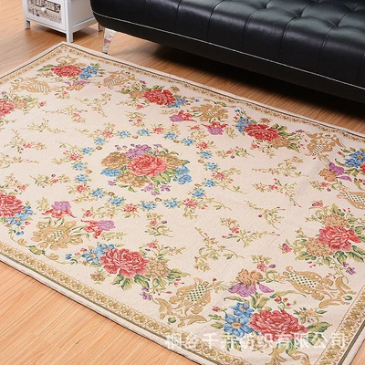 Jacquard carpet domestic Europe type sitting room carpet non-slip mat is modern and contracted floor mat thumbnail