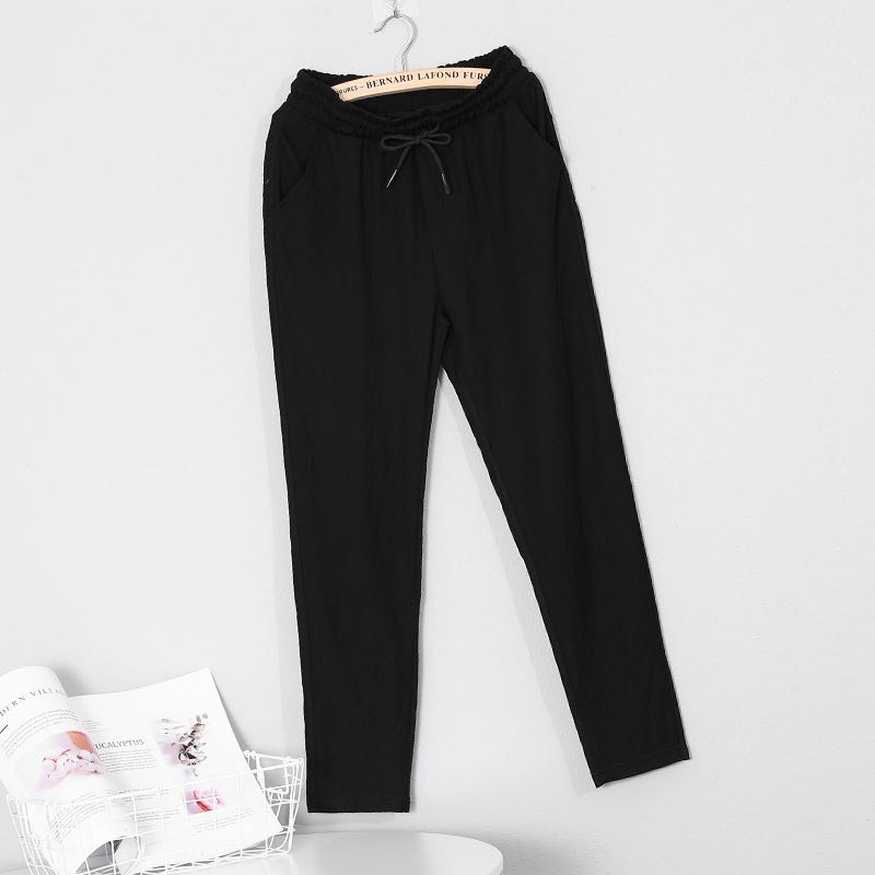 Bubble cotton and linen Harem pants Application Scenario