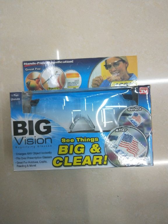 亚马逊爆款老花镜1.6放大镜 big vision同款老花眼