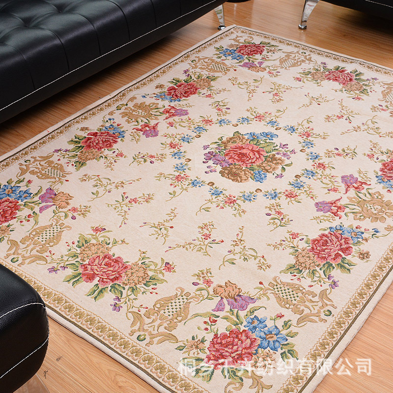 Jacquard carpet domestic Europe type sitting room carpet non-slip mat is modern and contracted floor mat details Picture