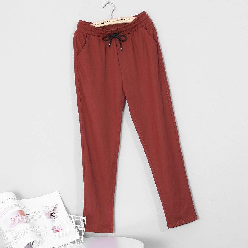 Bubble cotton and linen Harem pants Specification image