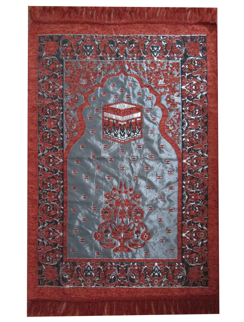 High-quality Arab Muslim worship blanket soft Chenille Islamic carpet worship blanket manufacturers direct details Picture