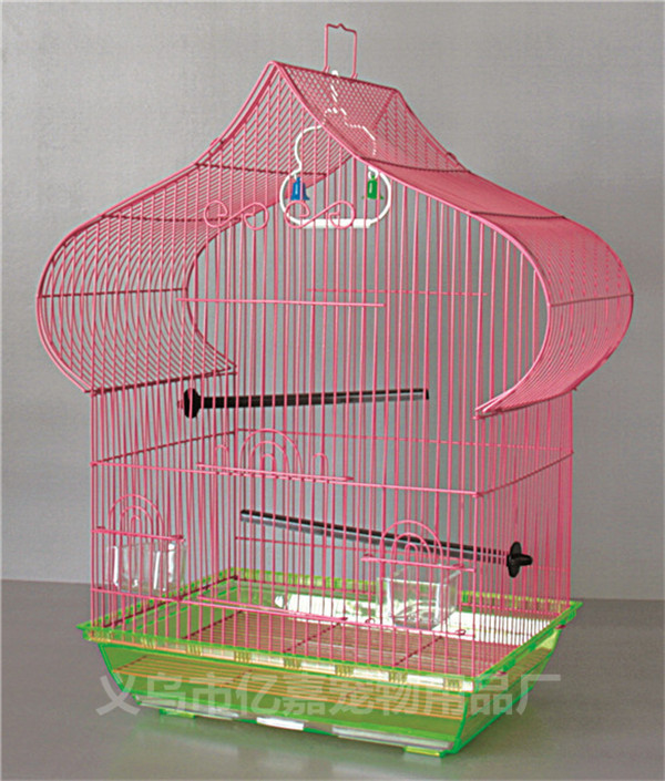 Thickened iron wire birdcages, parrot metal cages for export 408