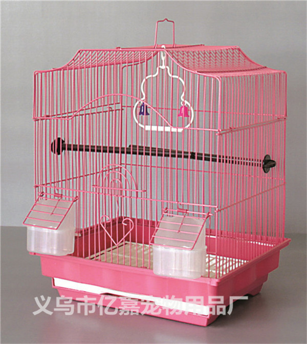 Thickened iron wire birdcages, parrot metal cages for export A302