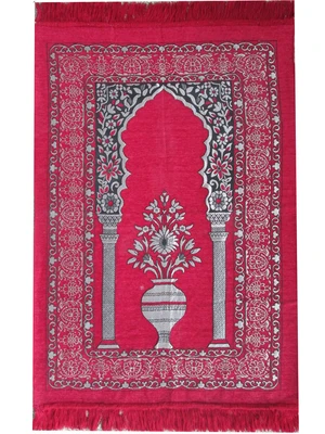 Quality Arab Muslim worship blanket soft Chenille Islamic carpet worship blanket manufacturers direct sale thumbnail