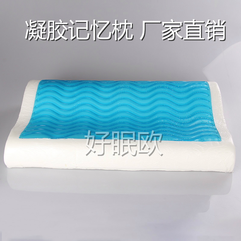 厂家直销太空棉记忆枕芯 慢回弹凝胶枕头护颈枕颈椎记忆枕产品图