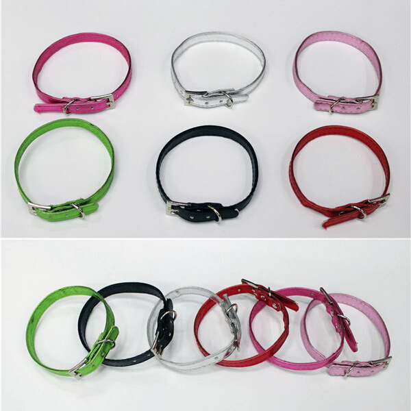 厂家直销 宠物项圈 小狗软皮颈圈 pu项圈 宠物用品 外贸产品图