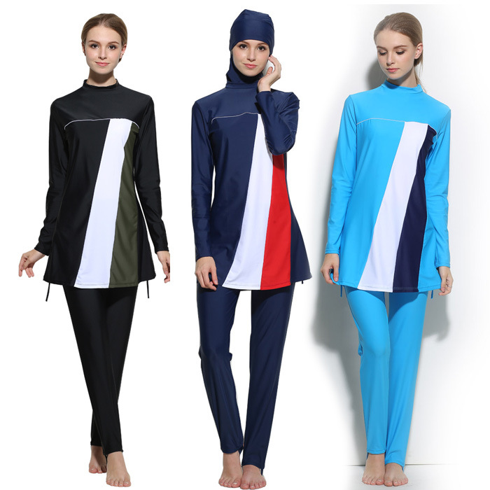 New Muslim swimsuit Conservative swimsuit for women Beach swimsuit hits Amazon