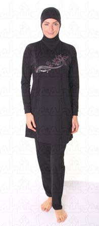 Muslim swimwear Conservative swimwear beach swimwear details Picture