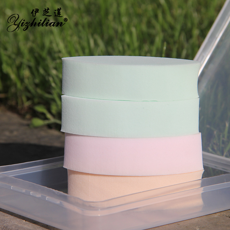 Dry and wet BB cream special air cushion powder puff boxed cosmetic cotton tool sponge powder puff round cleanser wholesale full figure