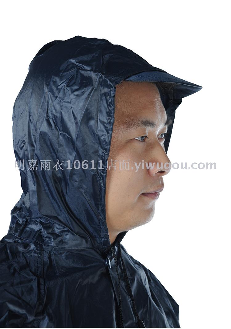 Factory wholesale one-piece set raincoats, waterproof thickened water-repellent fabric raincoats, men's raincoats, slimming and fashionable