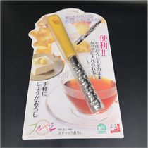 Stainless steel ginger mill ginger garlic grinding spoon grated ginger garlic grated grater vegetable and fruit grated TV new