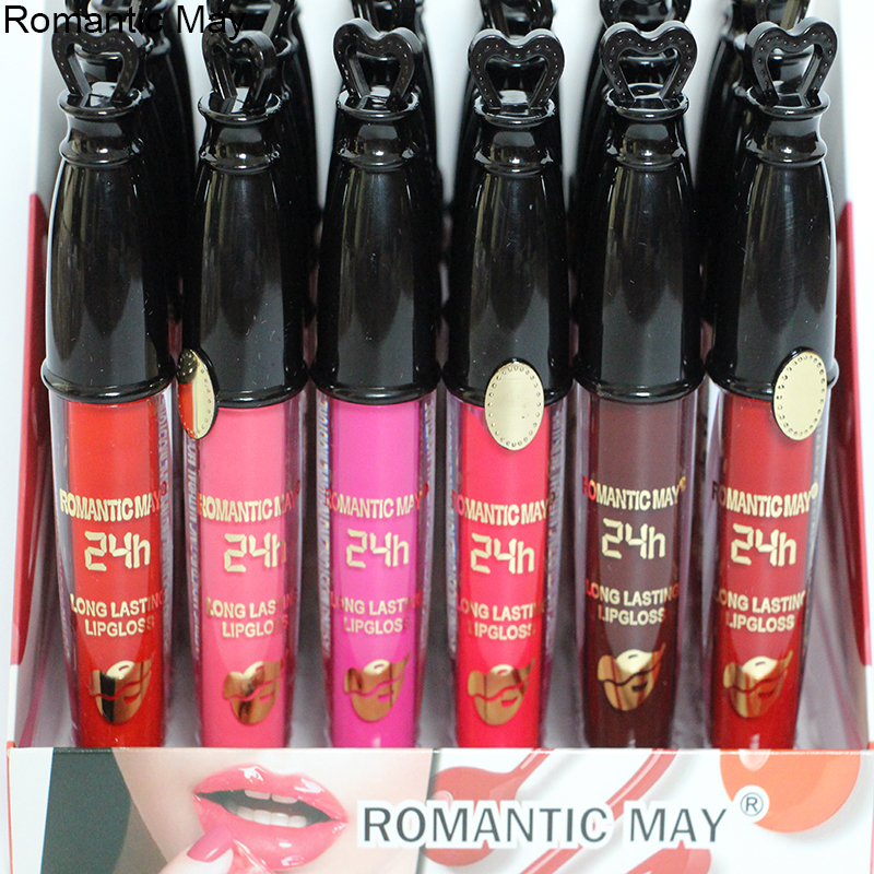 Romantic May染唇液学生滋润唇彩唇釉扣子不沾杯不脱色持久防水