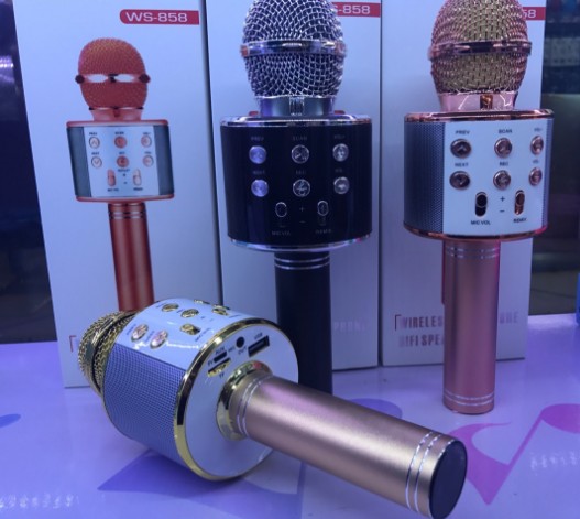 WS858麦克风手机K歌宝掌上KTV歌神器产品图
