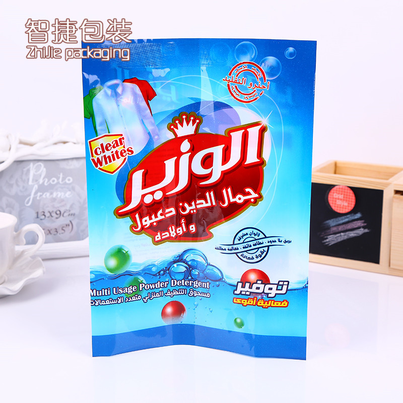 تباع الأكياس البلاستيكية المركبة من طراز LOGO بشكل مباشر من قبل جهات تصنيع الأقمشة المسحوق في مسحوق الغسيل الخارجية للتصدير