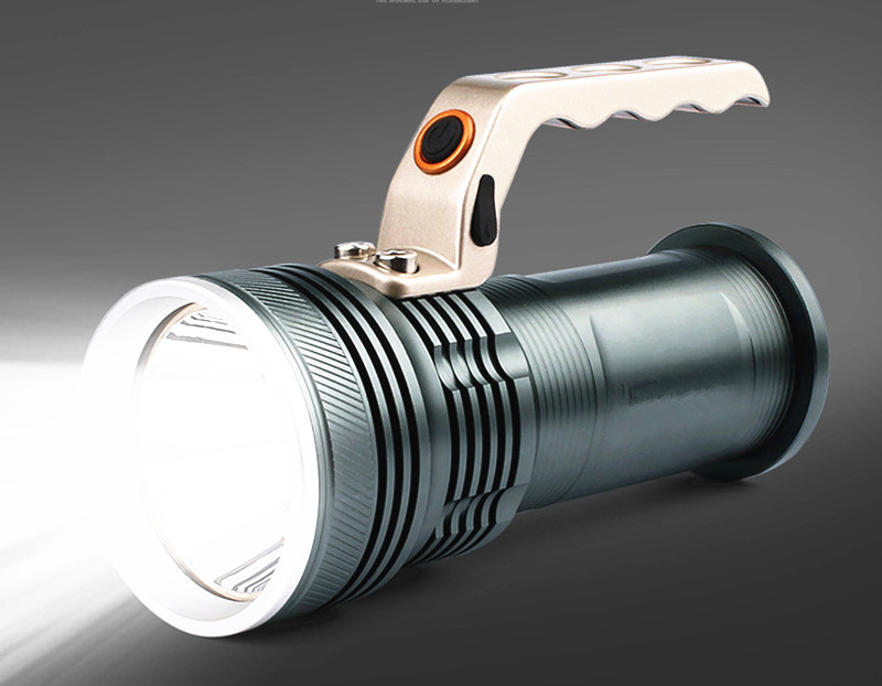 Anbao charging high-power portable lamp, aluminum alloy high-power portable lamp, searchlight, charging household emergency
