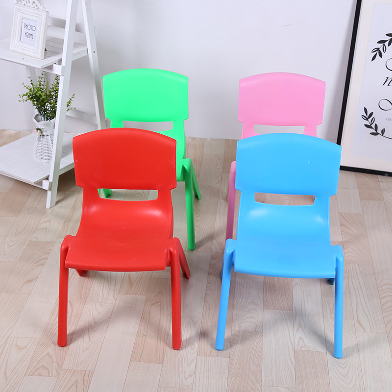 义乌凳子厂直销幼儿园小椅子新塑料 靠背塑料椅儿童学习椅子凳子详情图2