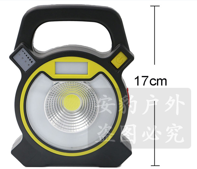Anbao USB charging signal portable lamp, solar warning light, portable lighting lawn lamp Specification image
