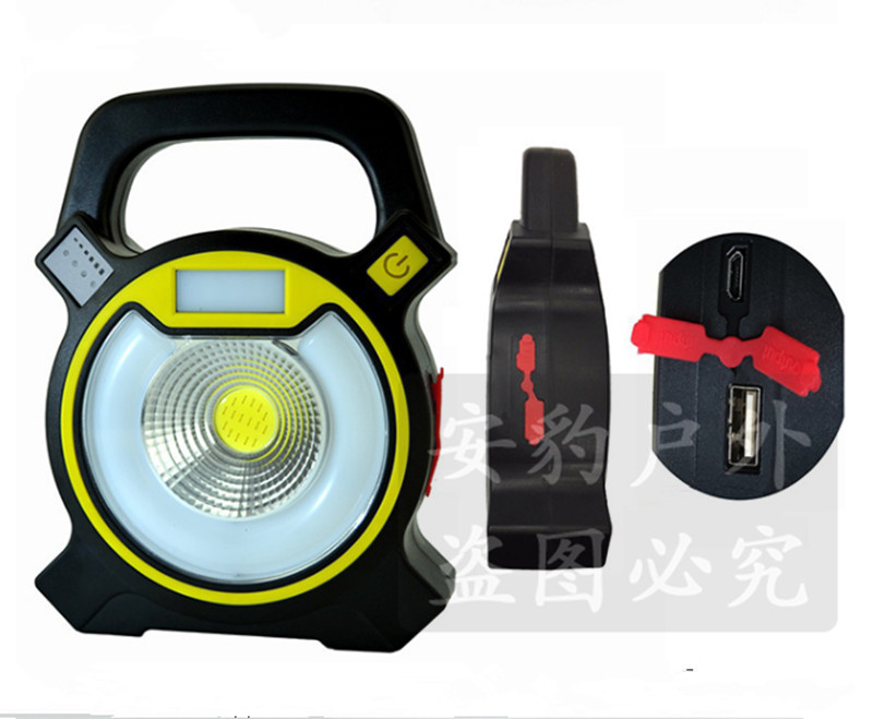 Anbao USB charging signal portable lamp, solar warning light, portable lighting lawn lamp details Picture