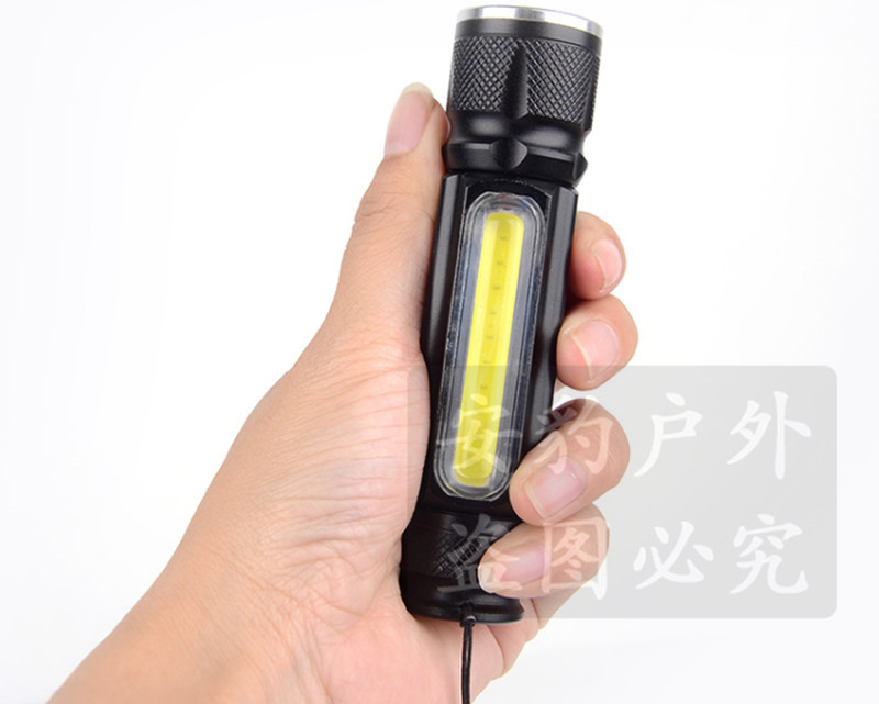 Anbao charging high-intensity portable lamp, strong magnetic aluminum alloy high-power portable lamp, searchlight, household emergency Specification image