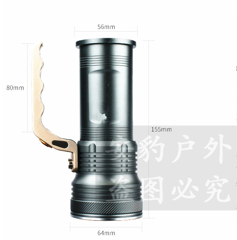 Anbao charging high-power portable lamp, aluminum alloy high-power portable lamp, searchlight, charging household emergency details Picture
