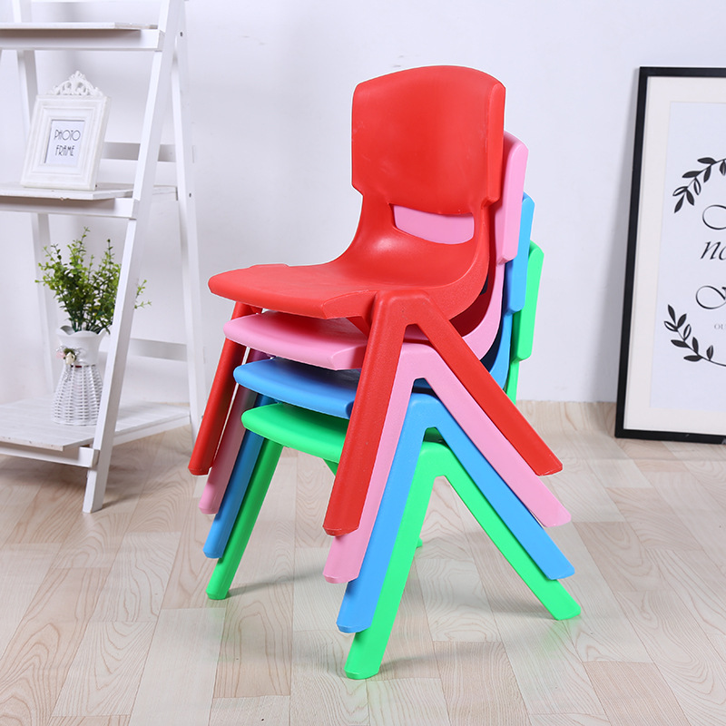 义乌凳子厂直销幼儿园小椅子新塑料 靠背塑料椅儿童学习椅子凳子详情图1