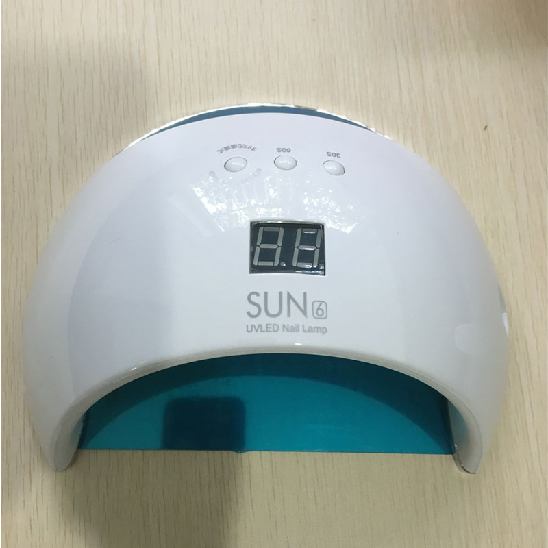 供应SUN6快速照干美甲光疗机 UV LED感应美甲灯 智能感应美甲机详情图3