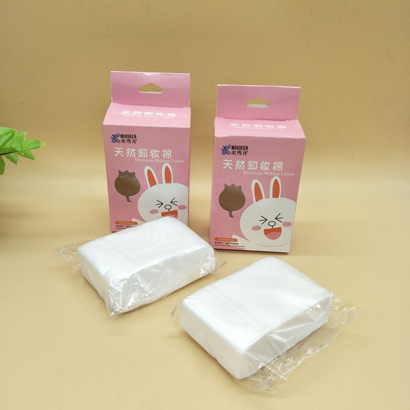 2 Yuan Shop B014 Michelle Rabbit Makeup Remover Cotton Pad Specification drawing