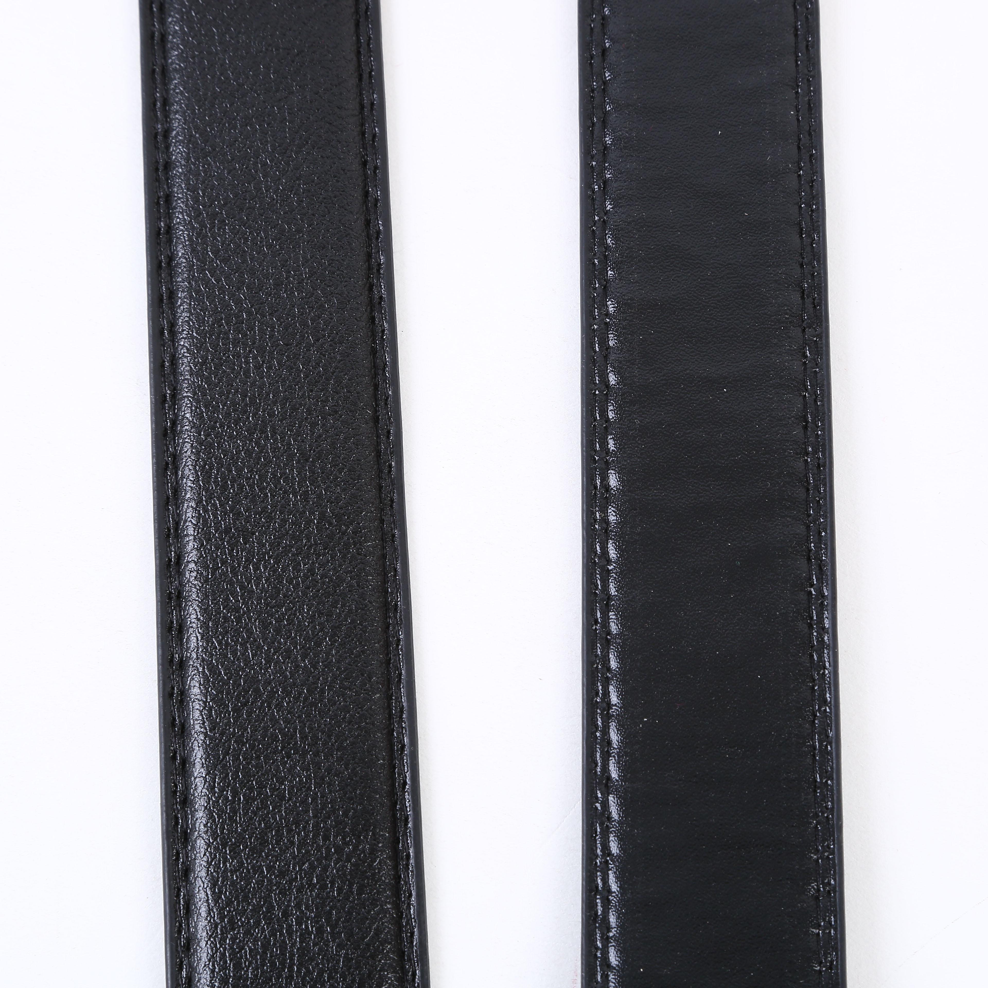 Iron Buckle For Men's Belt, Scratch-Resistant Leather details Picture