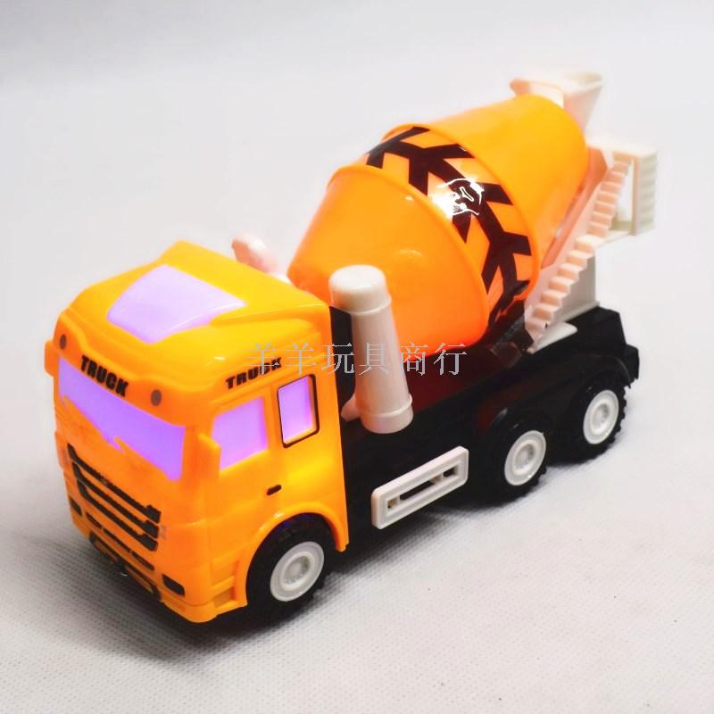 Children's electric swivel wheel cement mixer truck, engineering vehicle, boys' and girls' light, music and educational toys Specification image