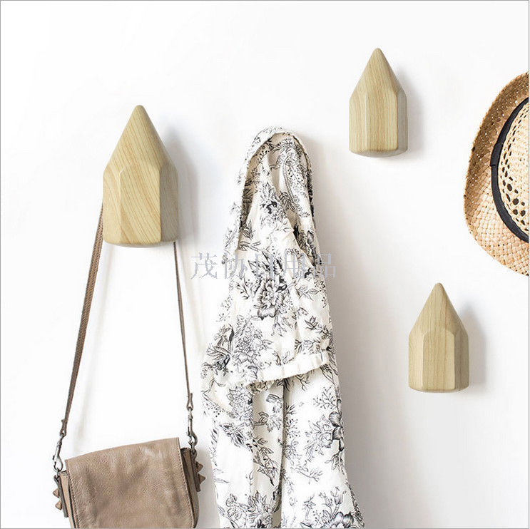 Nordic creative decorative pencil hooks, wall coat hooks, door rear hooks, single hooks, resin craftsmanship