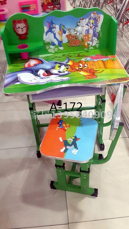 Study desk, student desk, children's desk and chair set, home student desk Specification image