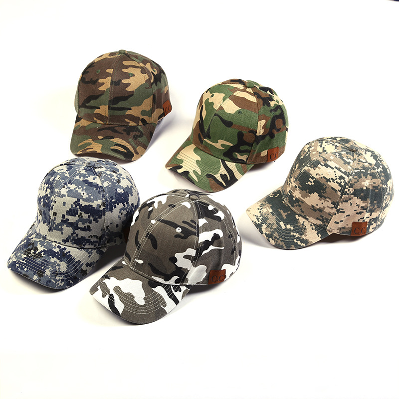 new South Korean camouflage baseball cap fashion personality cap for men and women Velcro sunshade thumbnail